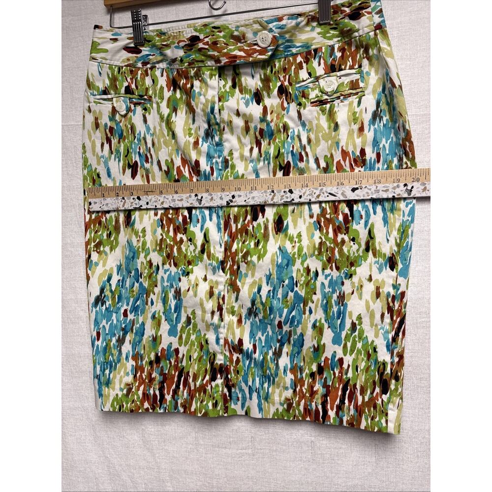 DFA New York 2 Pc Blue Ruffled Top & Multicolor Skirt - Size 14 - Picture 14 of 16